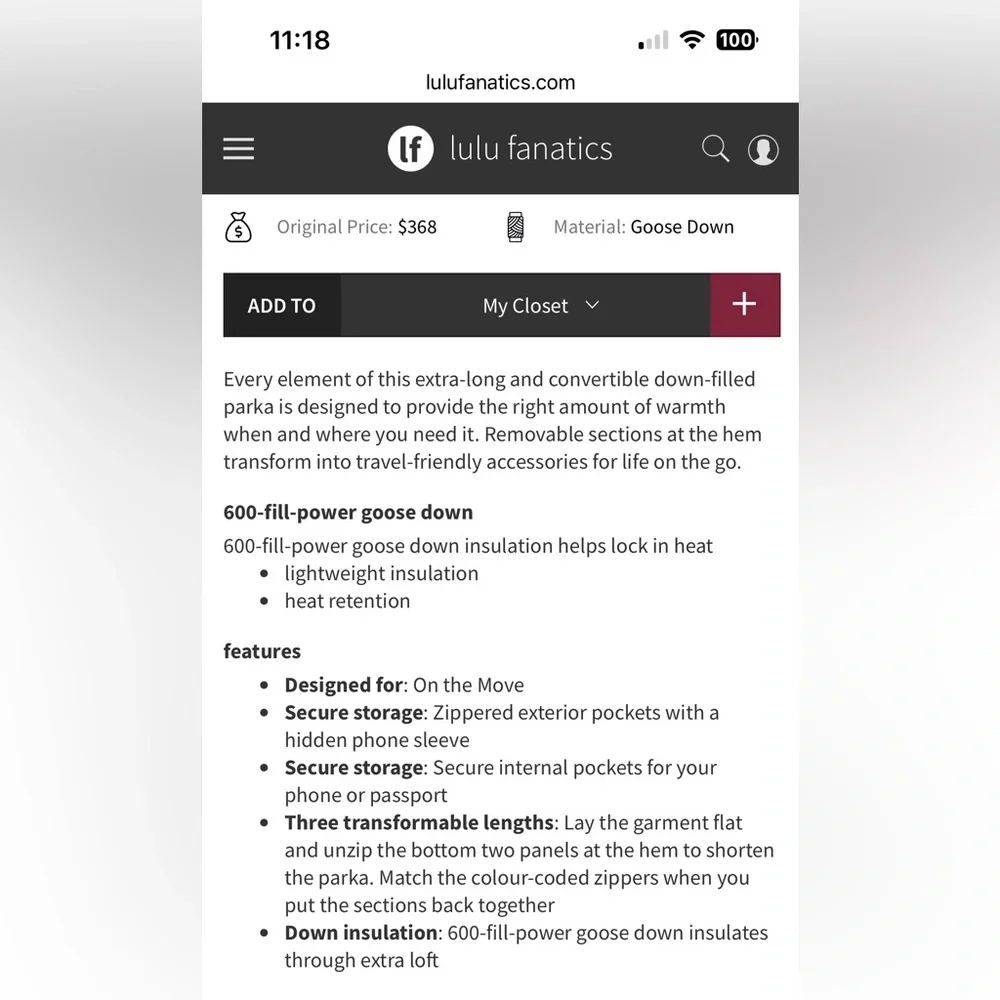 lululemon athletica Light Gray Marble-Print Puffer Vest - Picture 6 of 16
